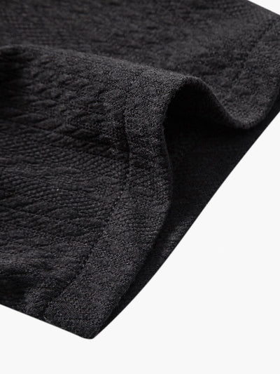 Asare® | Muscle Fit Jacquard Textured Shirt