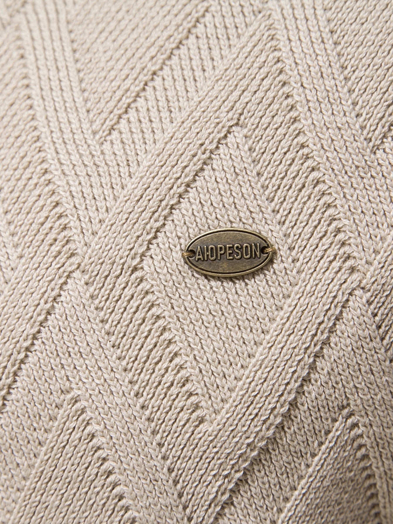 Erasmo® | Geometry Jacquard Crewneck Sweater