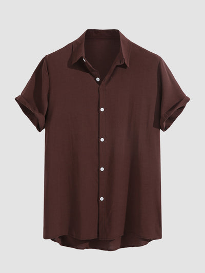 Albern® | Solid Cotton Lapel Shirts