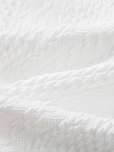 Sebastian | Textured Jacquard Knit Polo Shirt