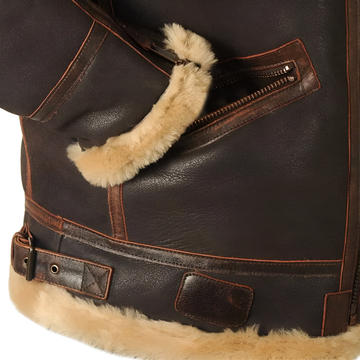 Hal | Retro-inspired men's jacket with shearling lining