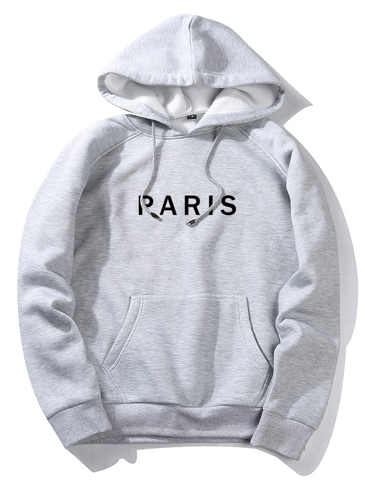 Joaquin | Paris Print Raglan Hoodie