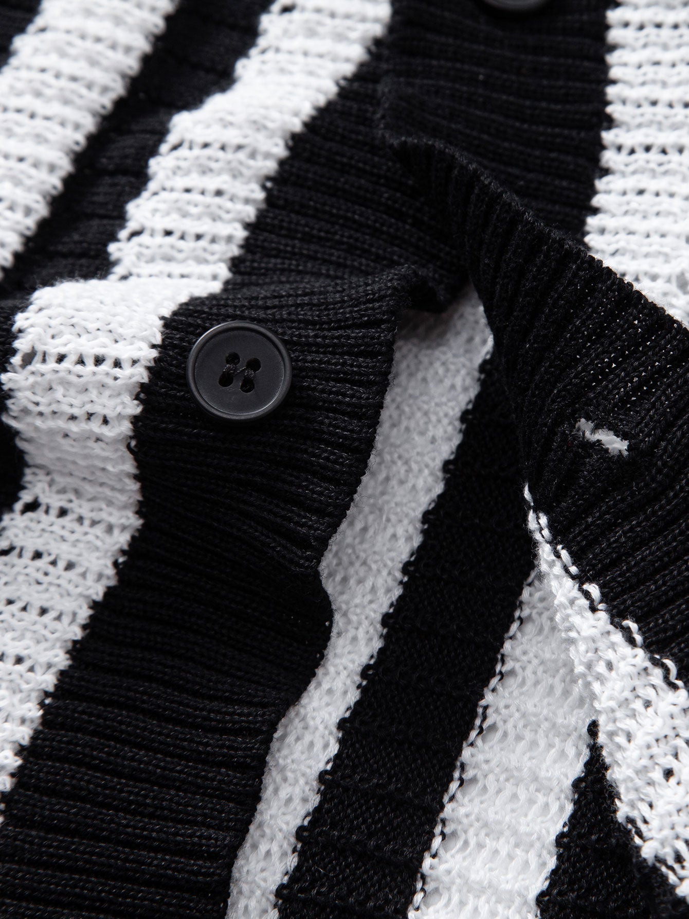 hola STRIPED SHIRT WITH DROP SHOULDERS