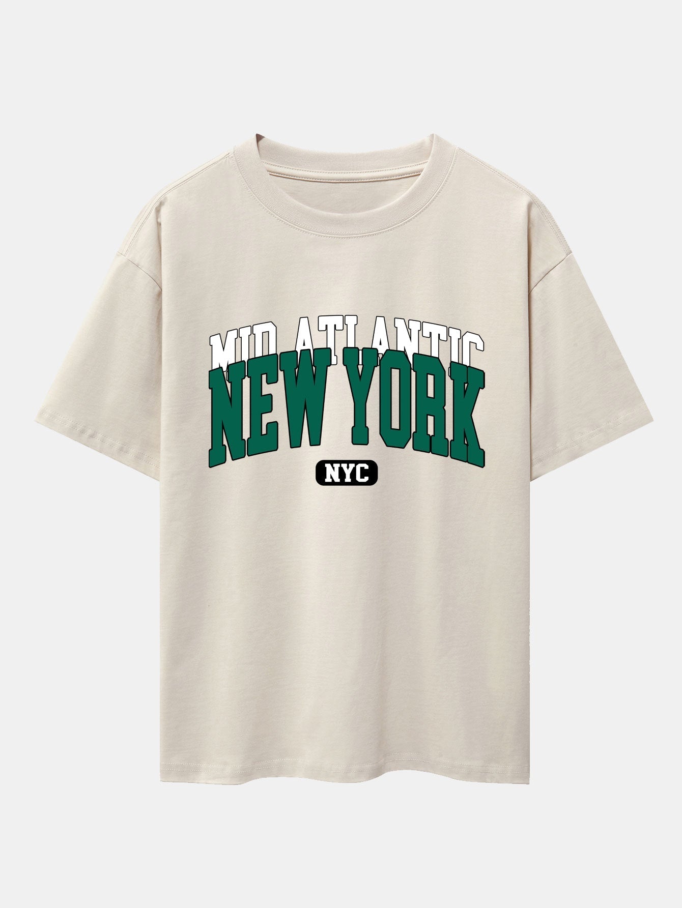 Ermenegildo® | New York Print Drop Shoulder Oversize T-Shirt