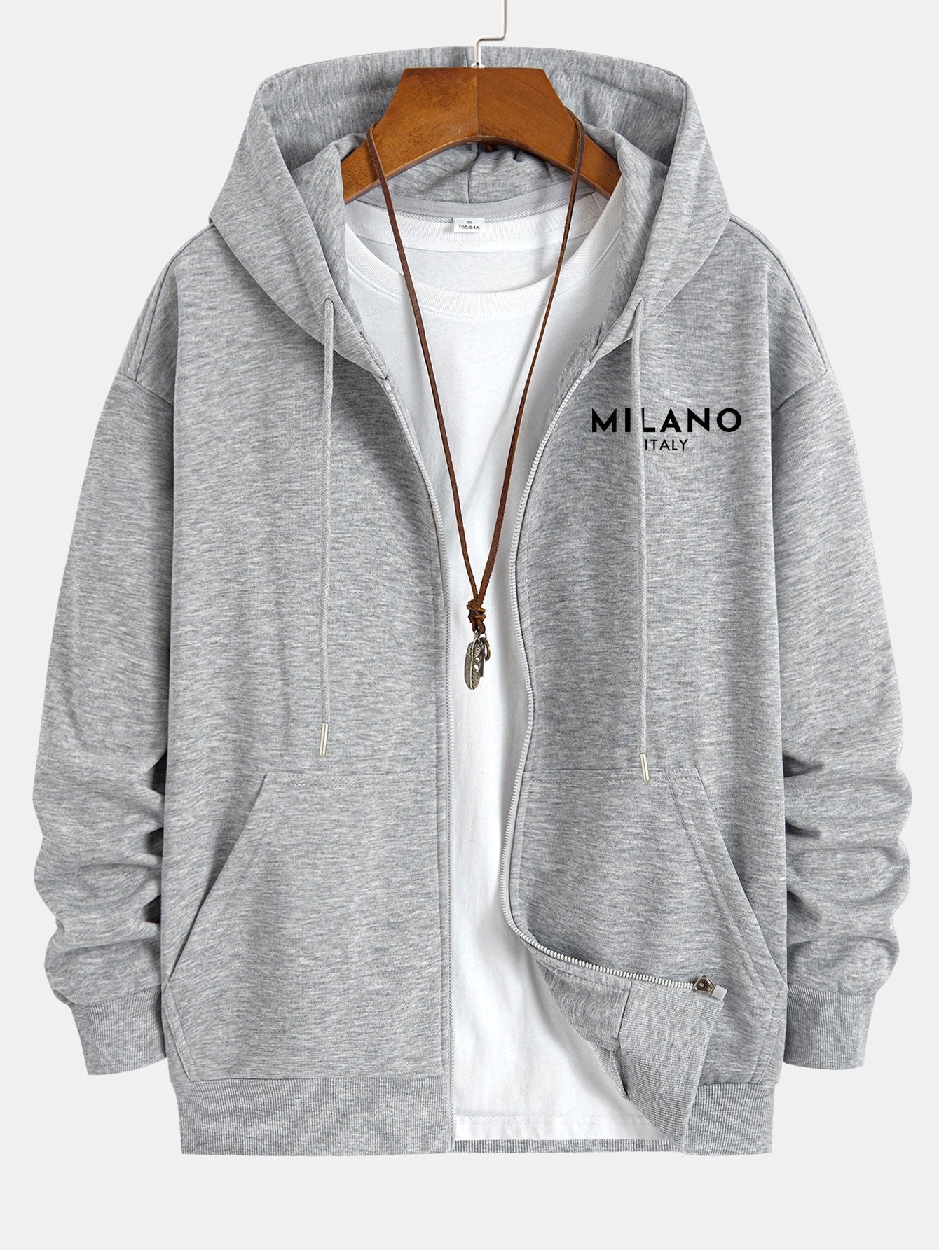 Jonas® | Milano Italy Print Relax Fit Zip Hoodie
