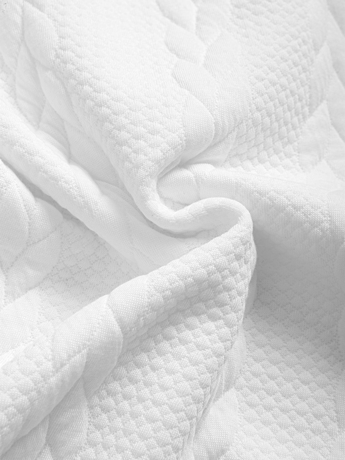 Heraclio® | Relax Fit Mid-Length Sleeve Twist Jacquard T-Shirt & Shorts