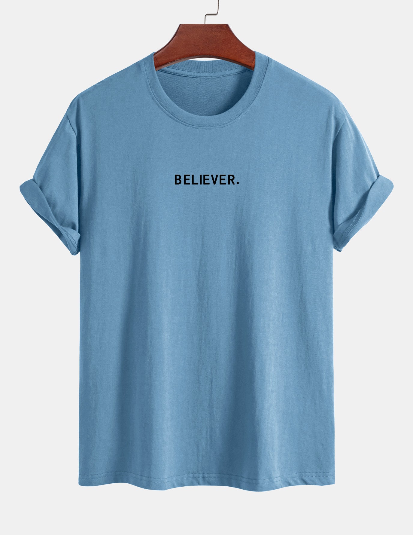 Octavio® | Believer Print Cotton T-Shirt