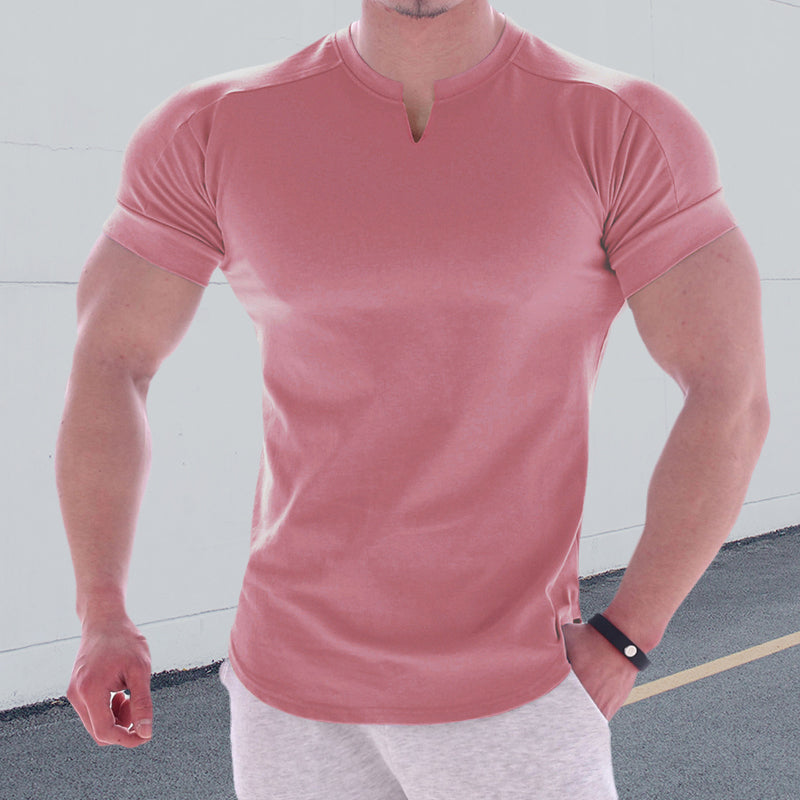 Jonathan® | Short-Sleeved Plain Sporty T-Shirt For Men