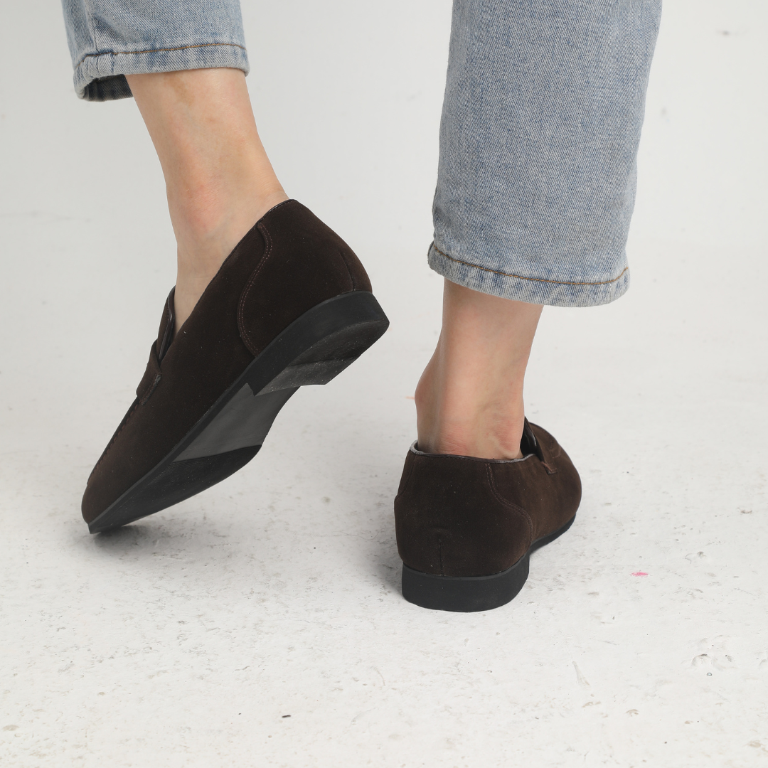 Tristan® | Suede Strap Loafers