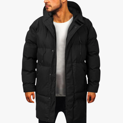 Caleb® | Long Winter Coat For Men