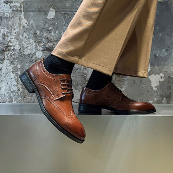 Zafar® | Pasera Genuine Leather Oxfords