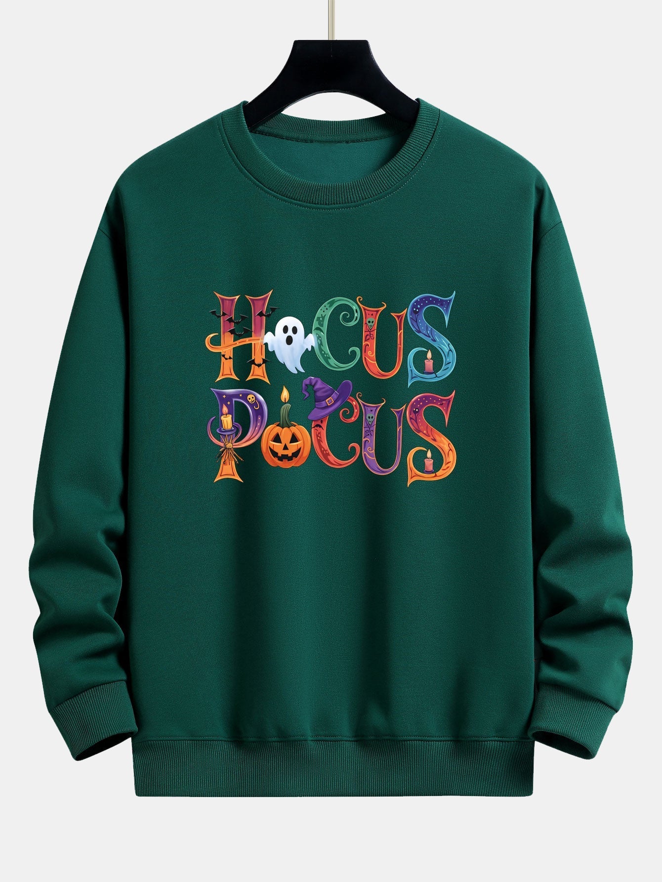 Bautista® | Halloween Hocus Pocus Print Relax Fit Sweatshirt