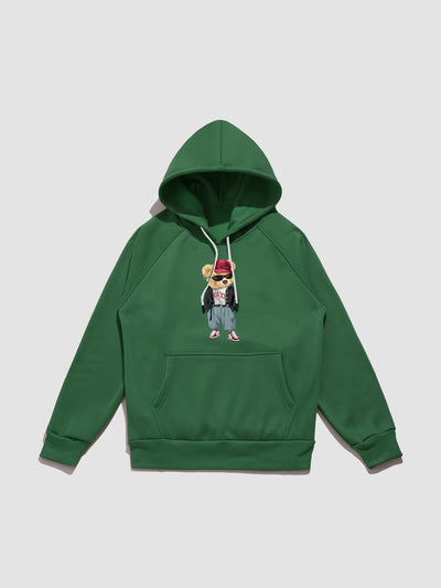 Orion | Hip Hop Style Bear Print Hoodie