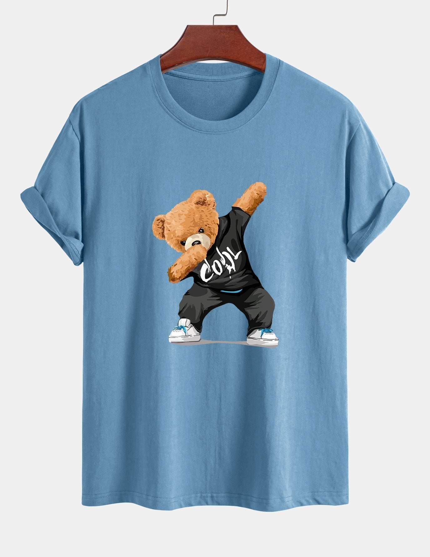 Guido® | Cool Bear Print Cotton T-Shirt