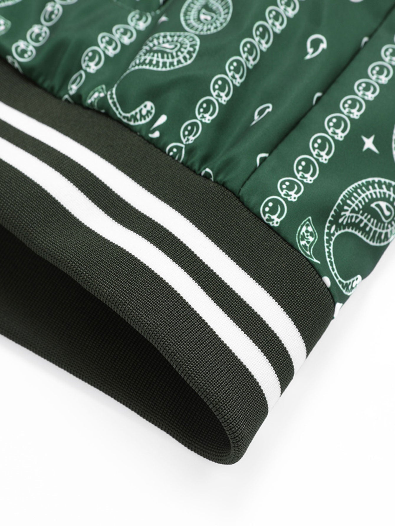 Eolo® | Paisley Print Baseball Jacket