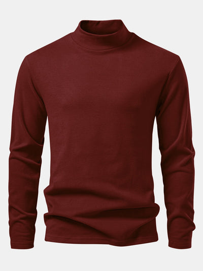 Levin® | Long Sleeve Mock Neck T-Shirt