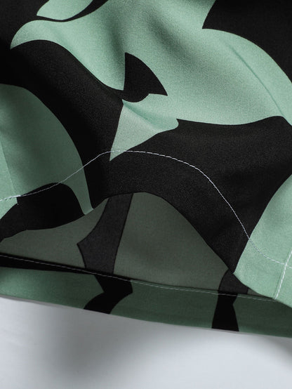 Jonathan® | Color Block Print Zipper Pocket Shorts