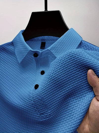 Luz® | Casual, Breathable Short-Sleeved Shirt With Half Buttons