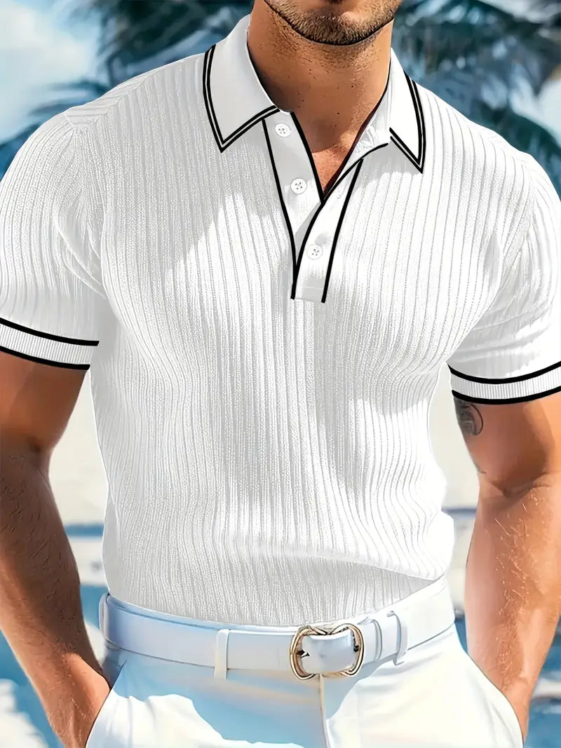 Kasper | Stylish short-sleeved polo shirt