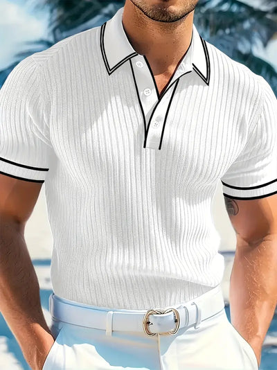 Kasper | Stylish short-sleeved polo shirt