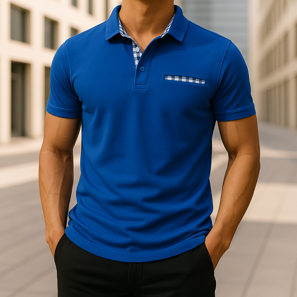 Kean® | Gingham Polo Shirt