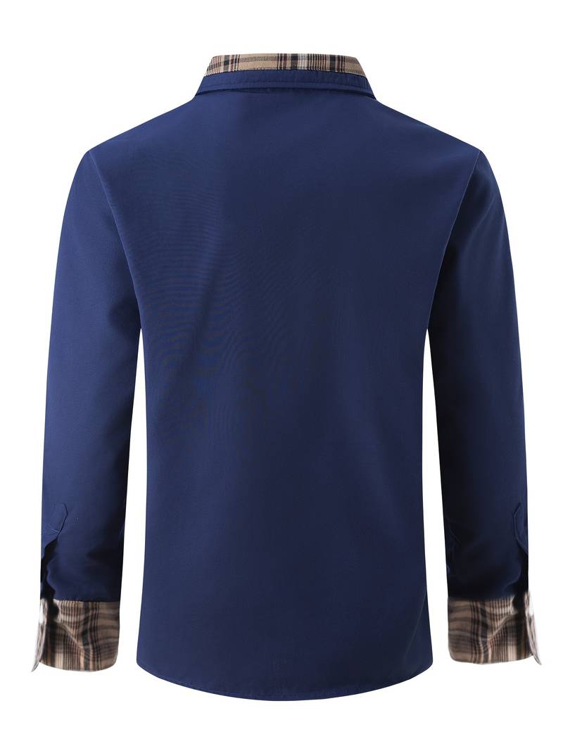 Louann® | Classic Long-Sleeved Shirt In A Checked Design