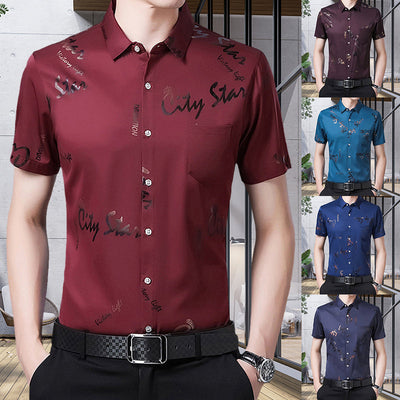 Kahlil® | Thin Short-Sleeved Shirt For Men
