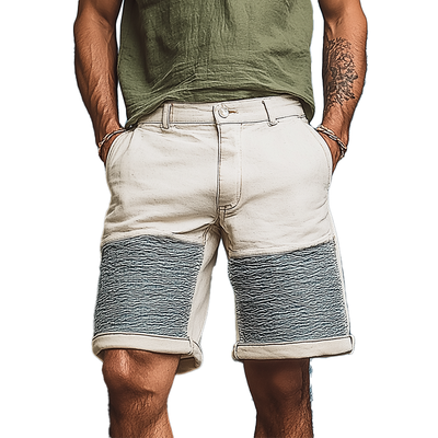 Dane | Men'S Summer Fashion Patchwork Denim Casual Shorts