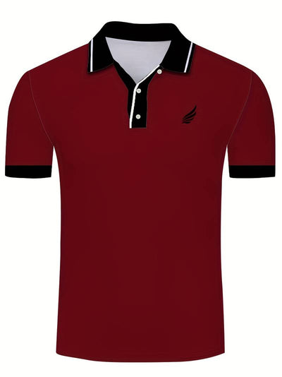 Lucila® | Casual, Plain Polo Shirt For Men