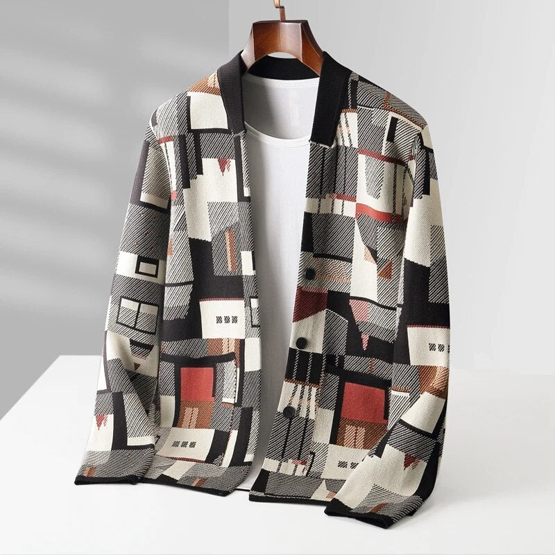 Zach® | Abstract Knitted Cardigan