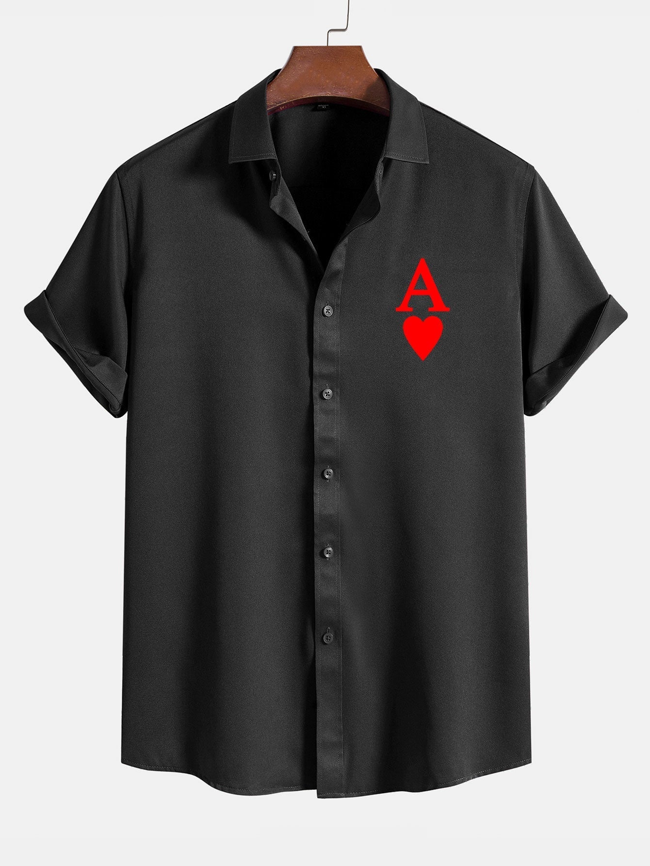 Arcani® | Poker Hearts Graphic Print Shirts