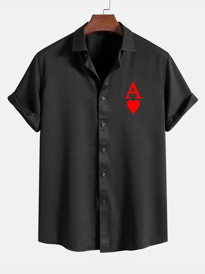 Arcani® | Poker Hearts Graphic Print Shirts
