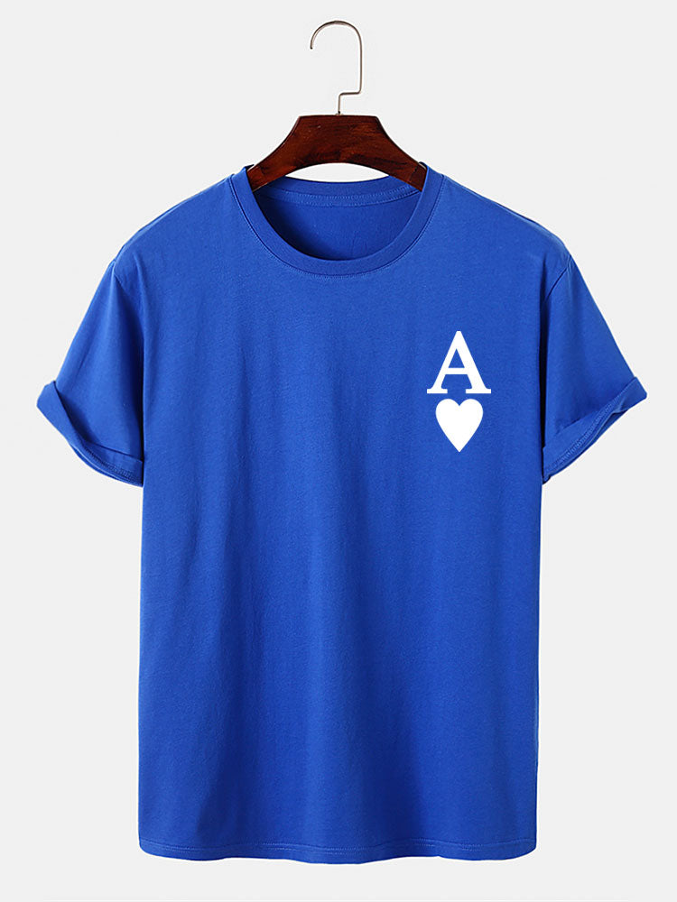 Ahimelech® | Ace of Spades Print T-Shirt
