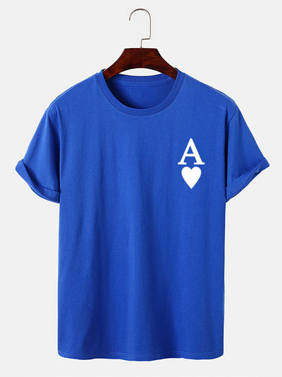 Ahimelech® | Ace of Spades Print T-Shirt