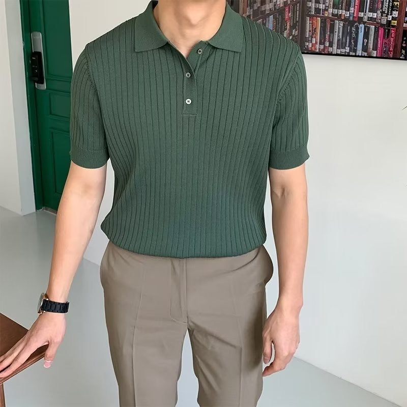 Artemi® | GIMCHEON Knitted Polo Shirt