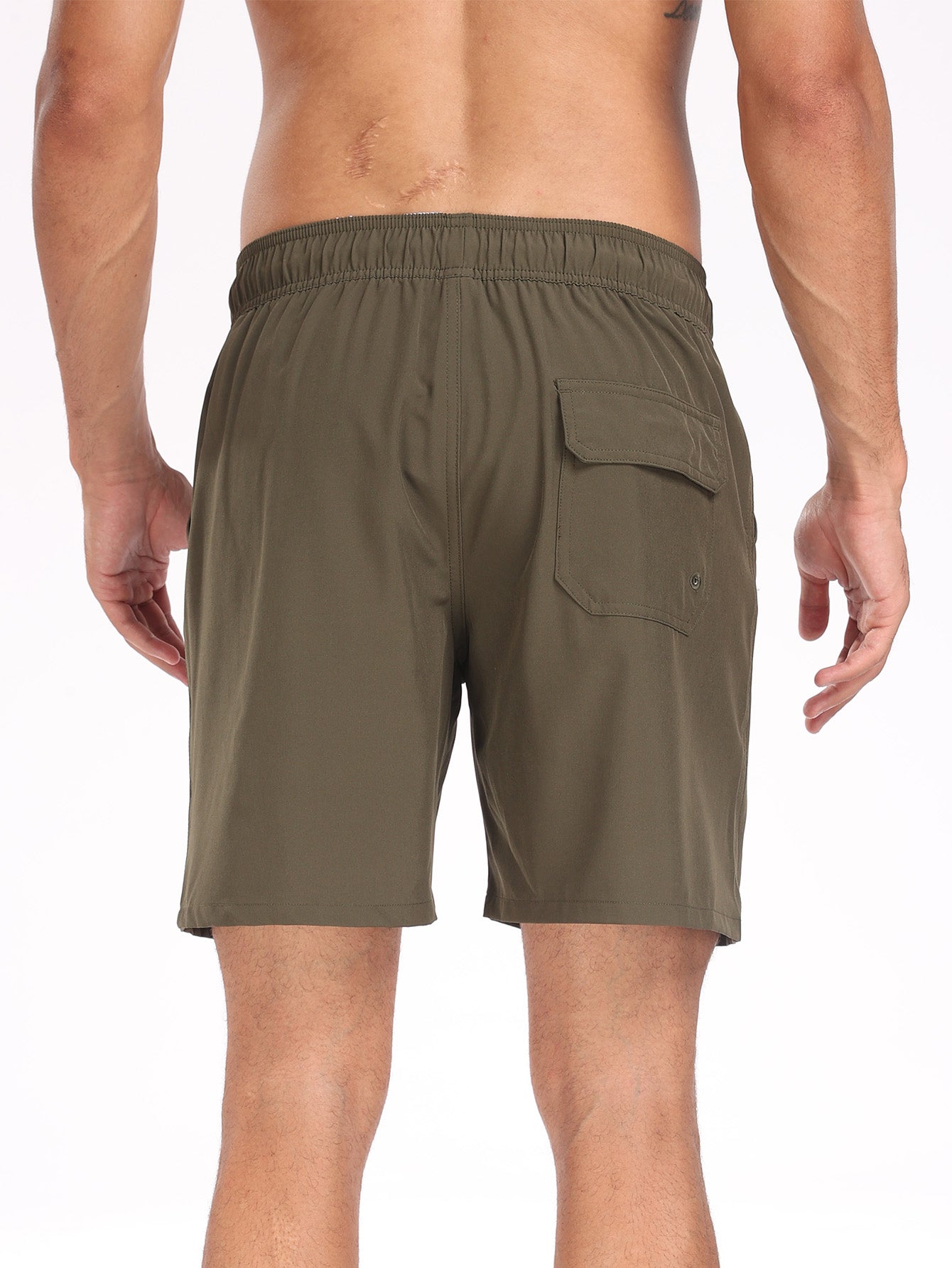 Francisco® | Solid Color Drawstring Swim Shorts
