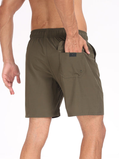 Francisco® | Solid Color Drawstring Swim Shorts