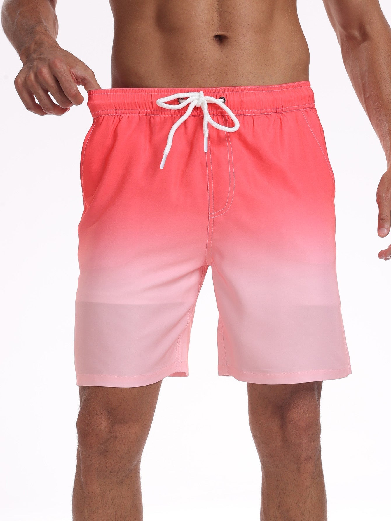 Fortunato® | Drawstring Beach Swim Shorts With Pocket