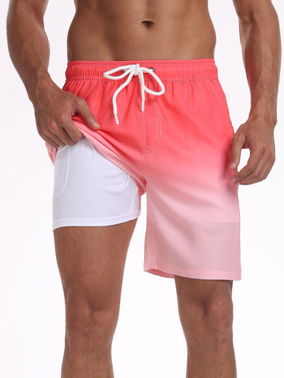 Fortunato® | Drawstring Beach Swim Shorts With Pocket