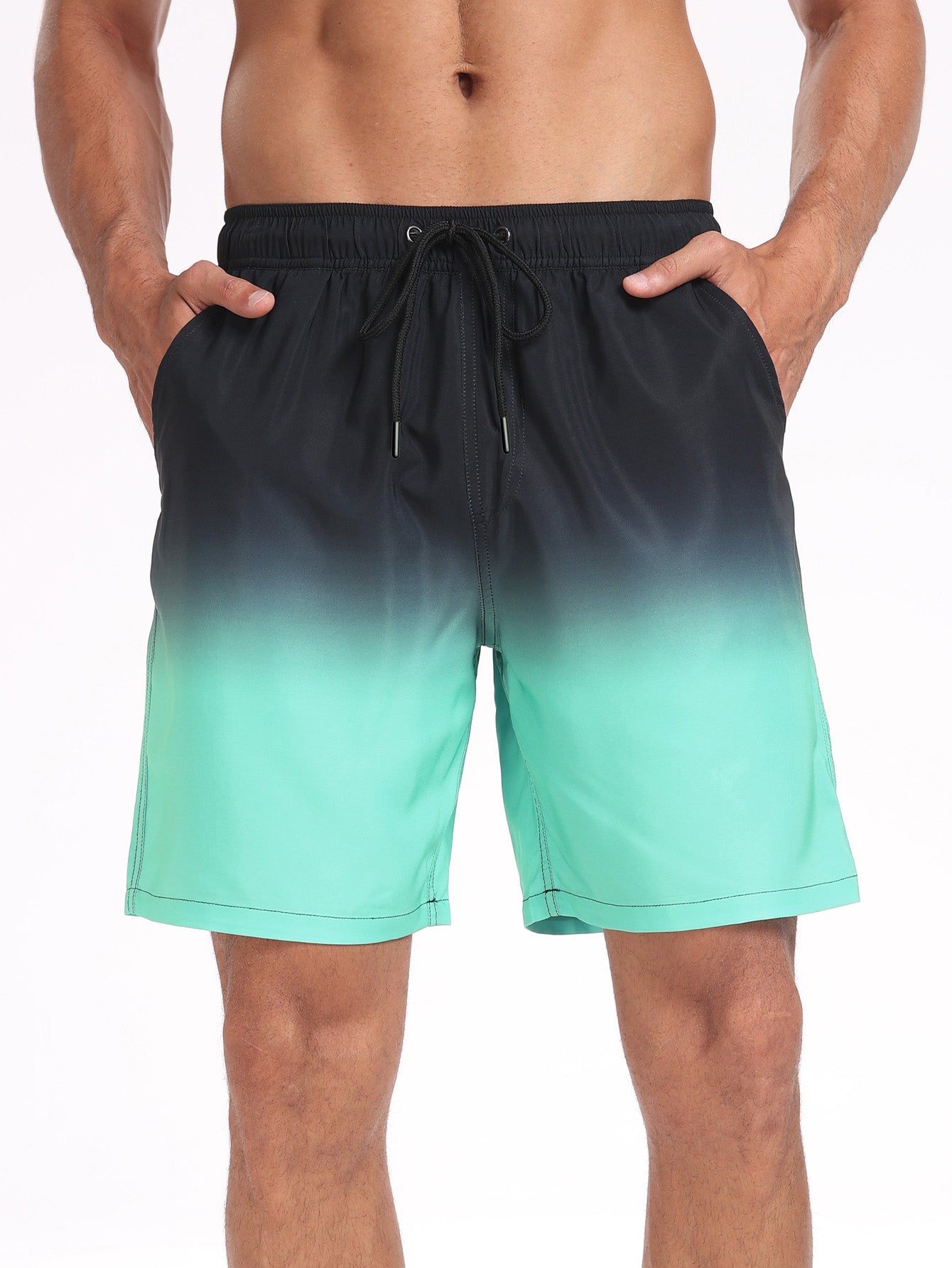 Fortunato® | Drawstring Beach Swim Shorts With Pocket