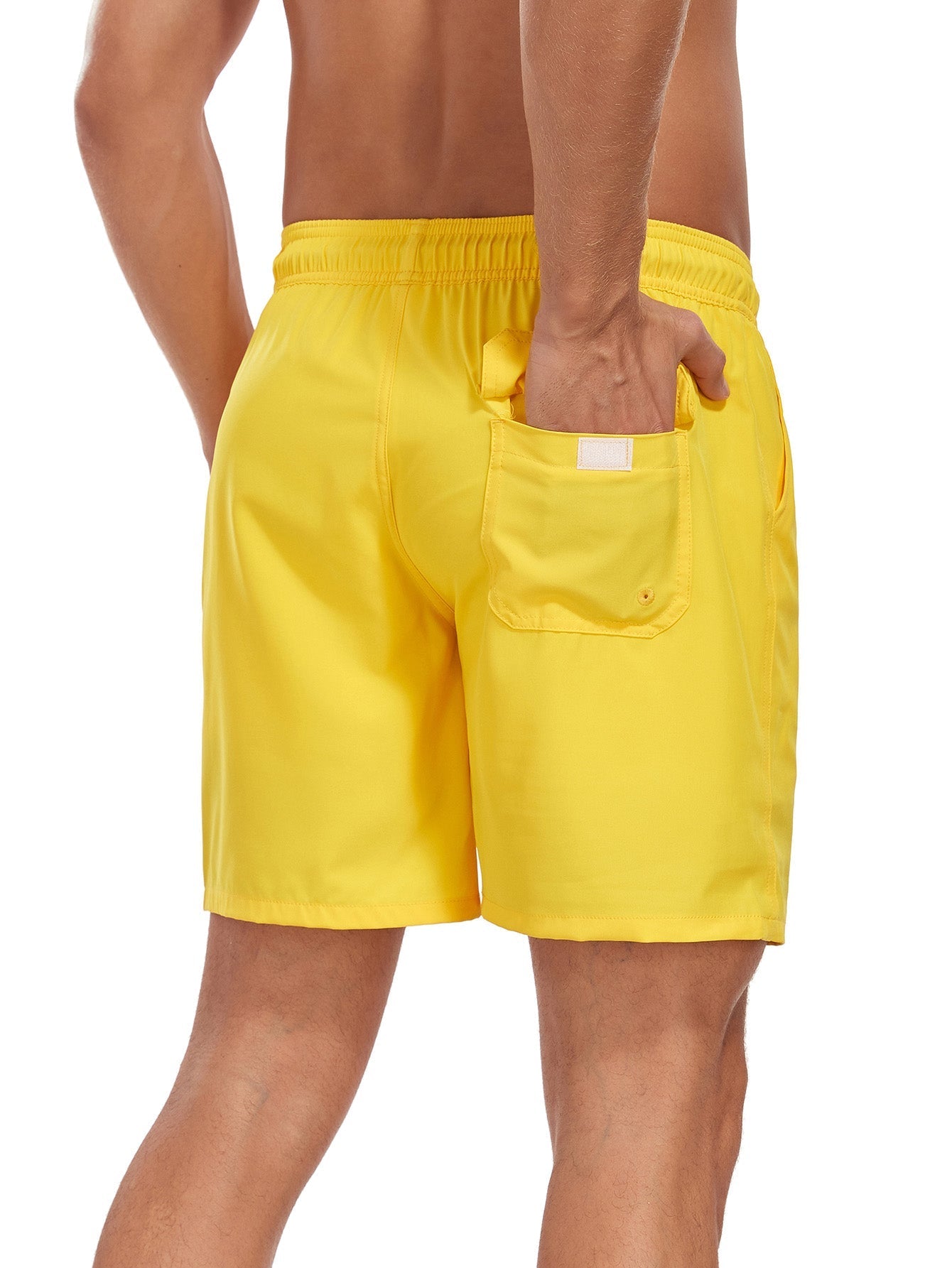 Francisco® | Solid Color Drawstring Swim Shorts