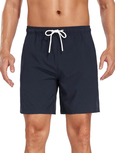 Francisco® | Solid Color Drawstring Swim Shorts