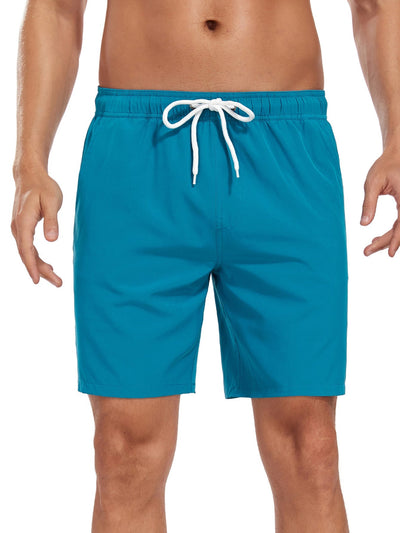 Francisco® | Solid Color Drawstring Swim Shorts