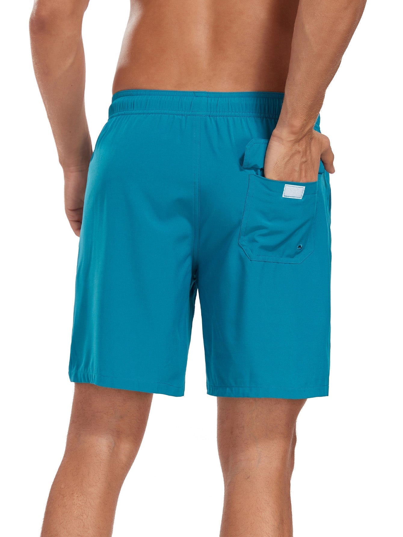 Francisco® | Solid Color Drawstring Swim Shorts