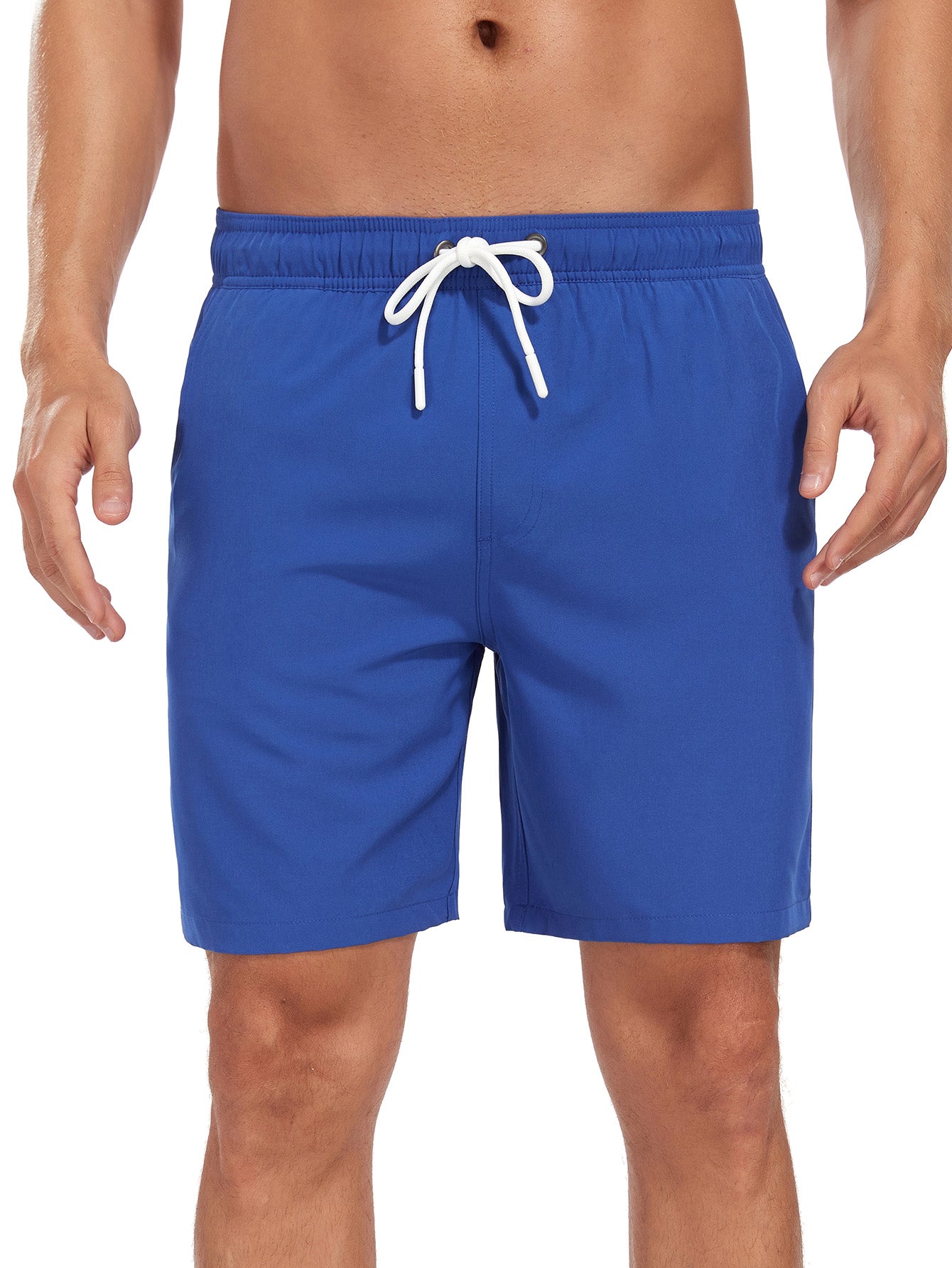 Francisco® | Solid Color Drawstring Swim Shorts
