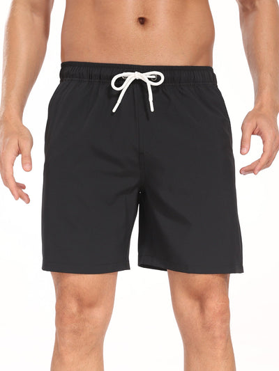 Francisco® | Solid Color Drawstring Swim Shorts