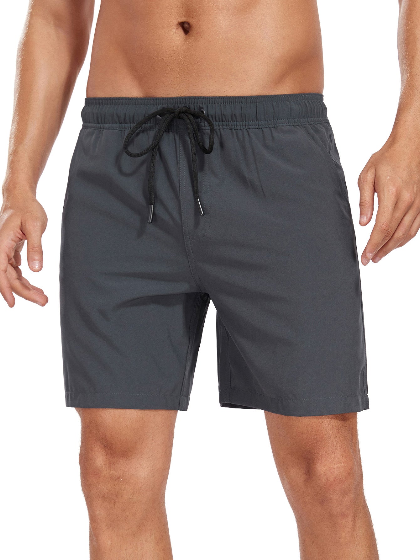 Francisco® | Solid Color Drawstring Swim Shorts