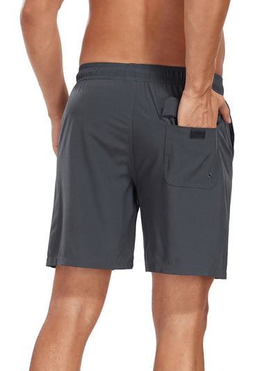 Francisco® | Solid Color Drawstring Swim Shorts