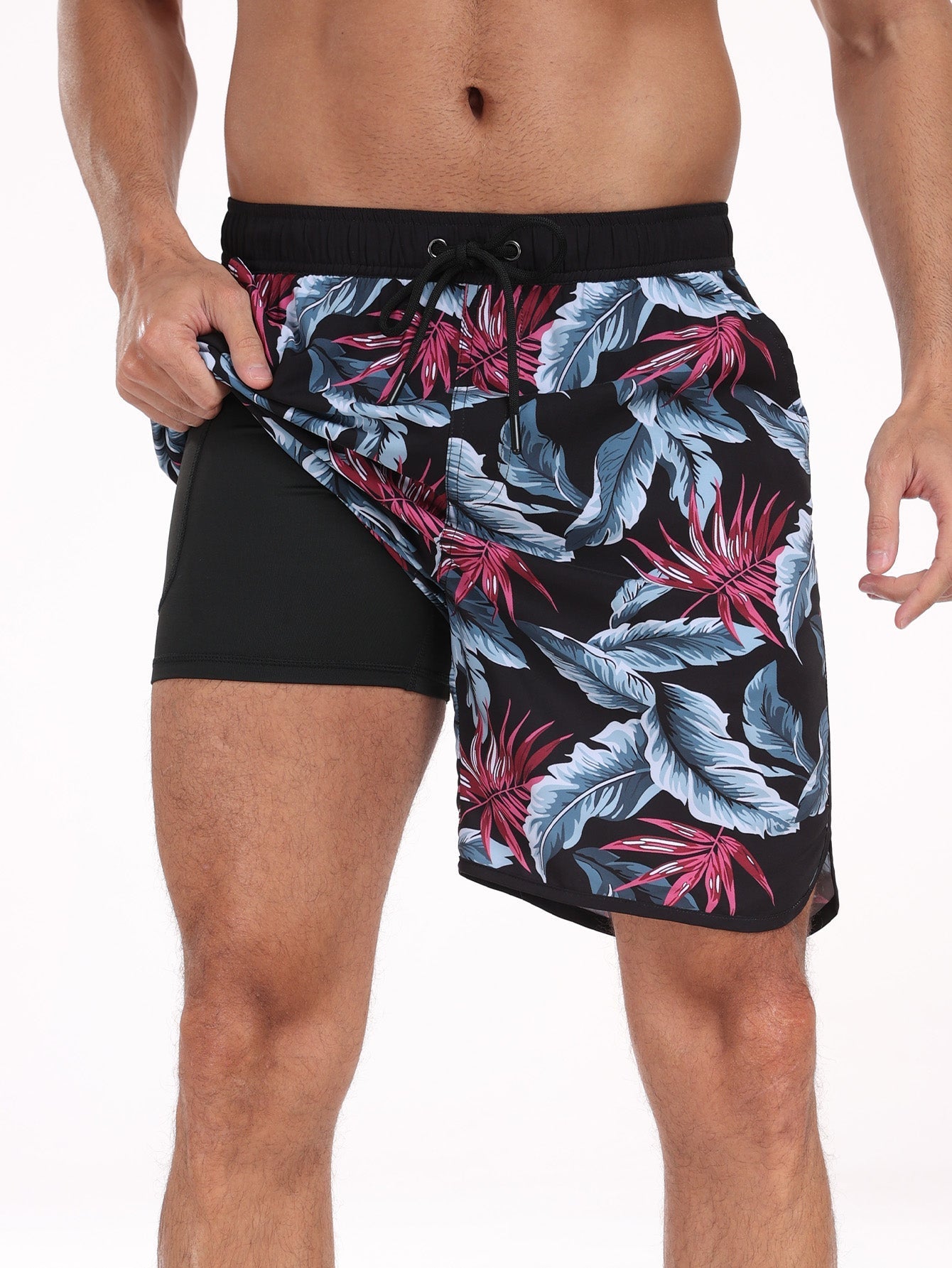 Félix® | Leaf Print Swim Shorts