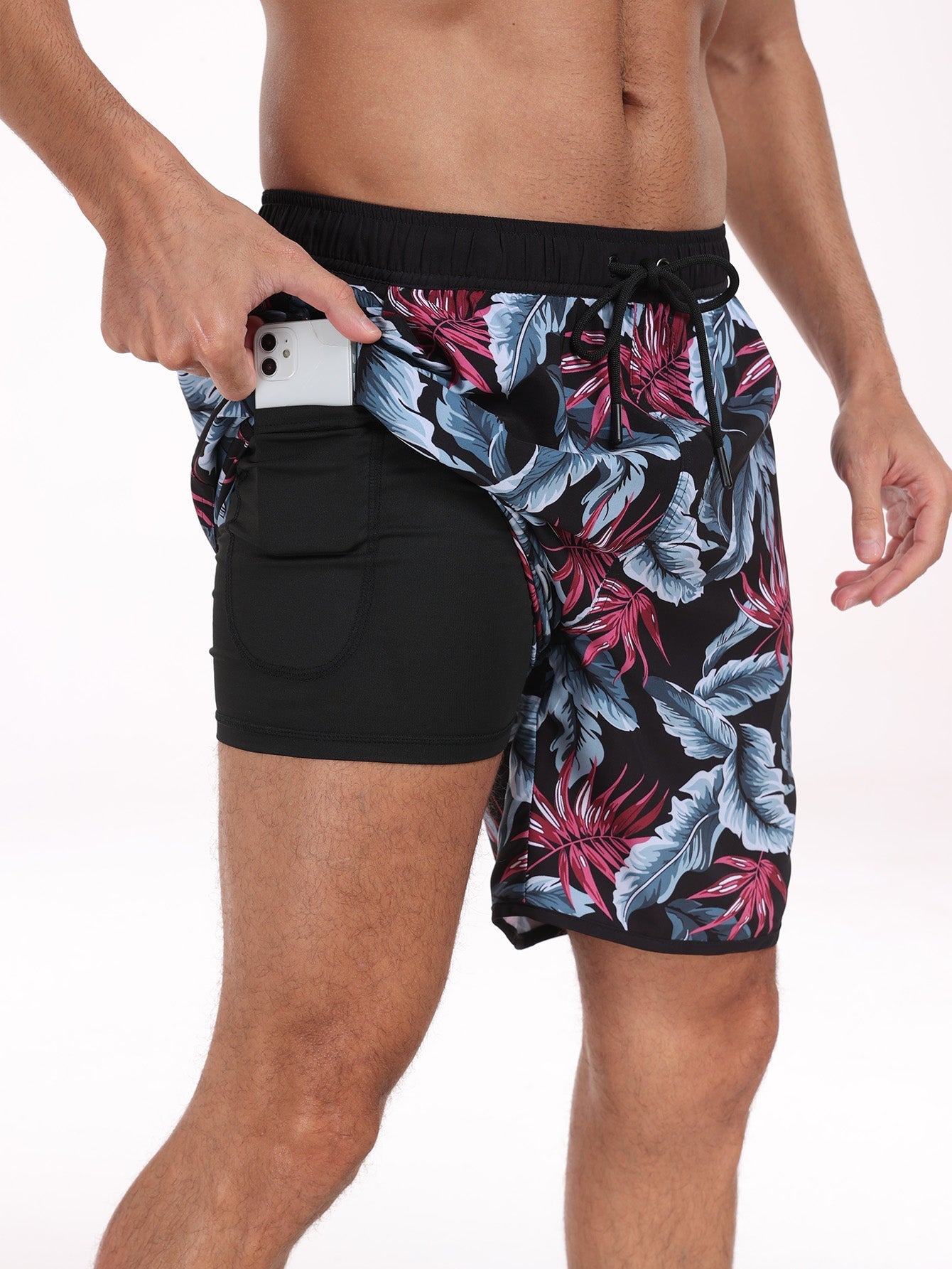 Félix® | Leaf Print Swim Shorts